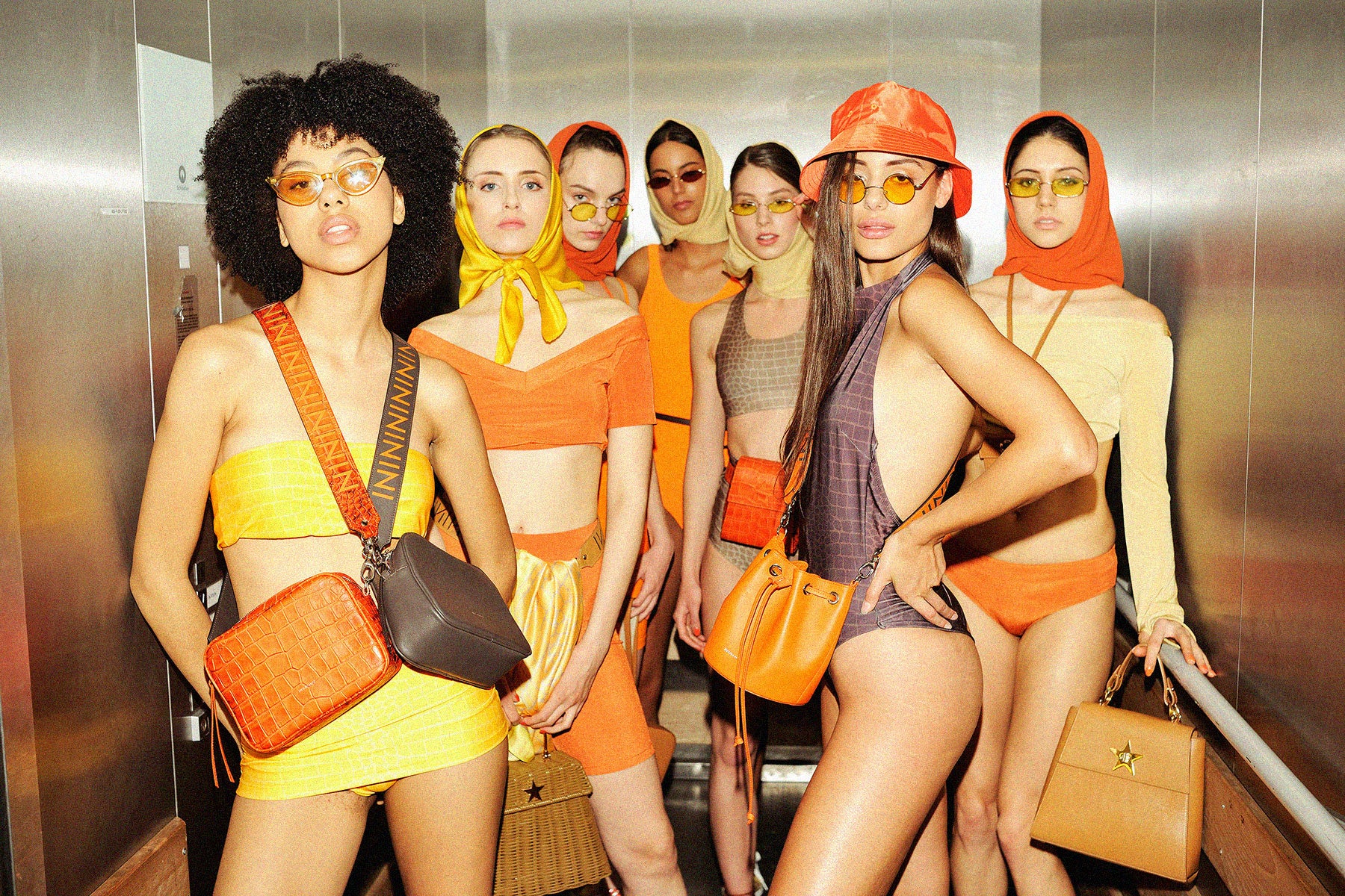 Nini Molnar made her latest swim collection from recycled material