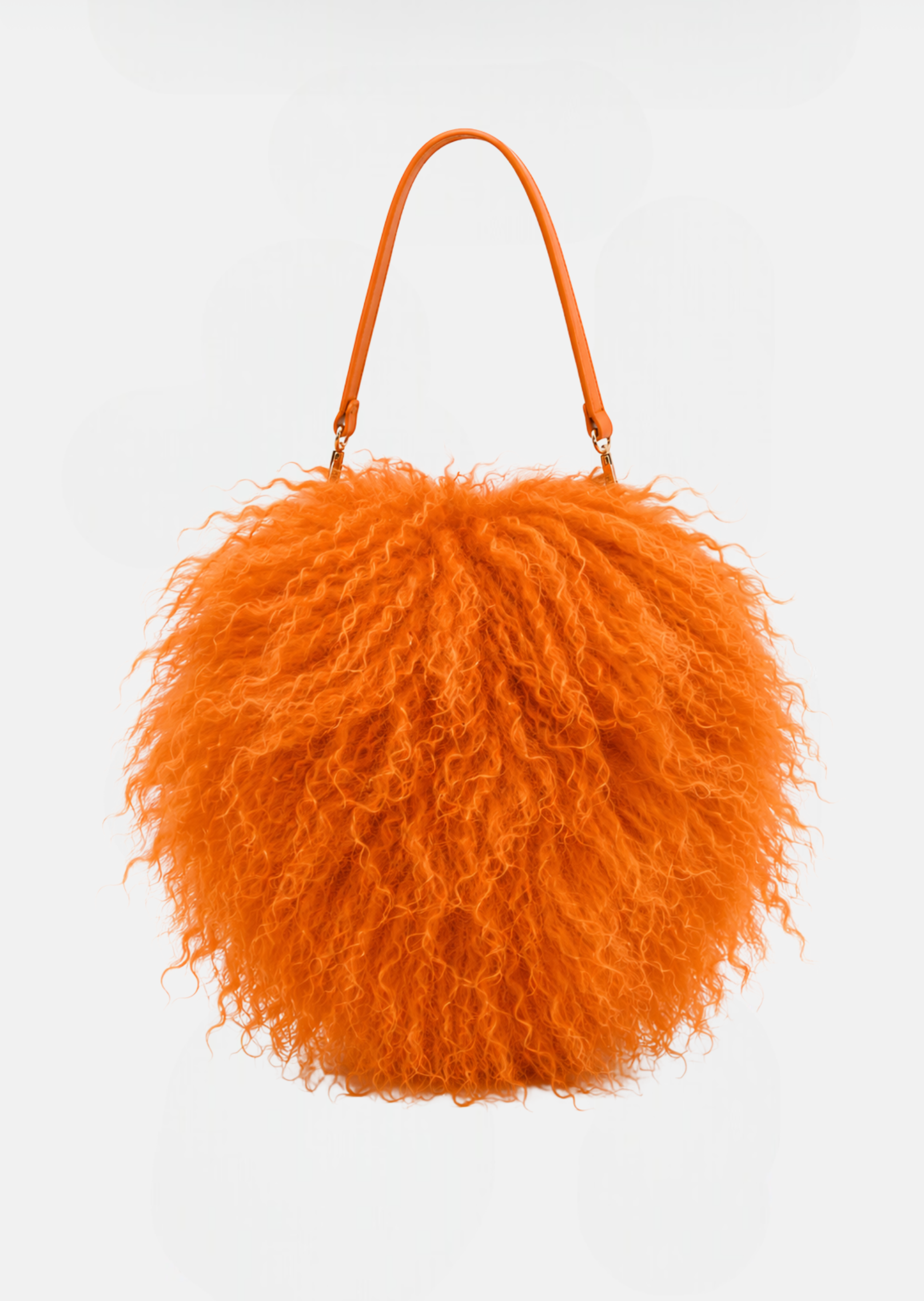Pombag with leather strap