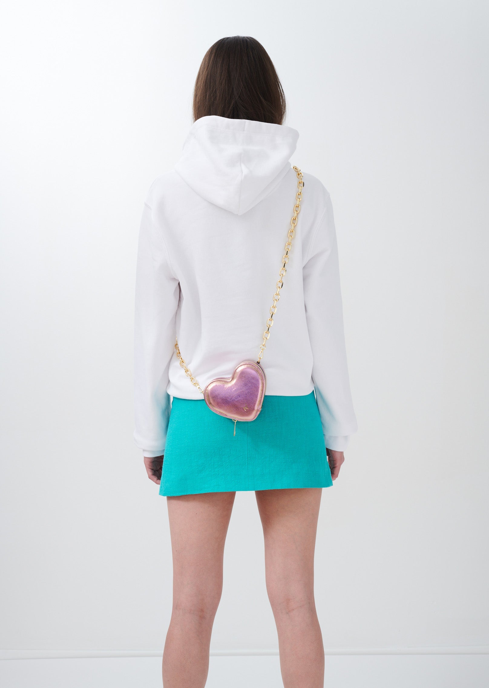 Metallic Micro Love Bag