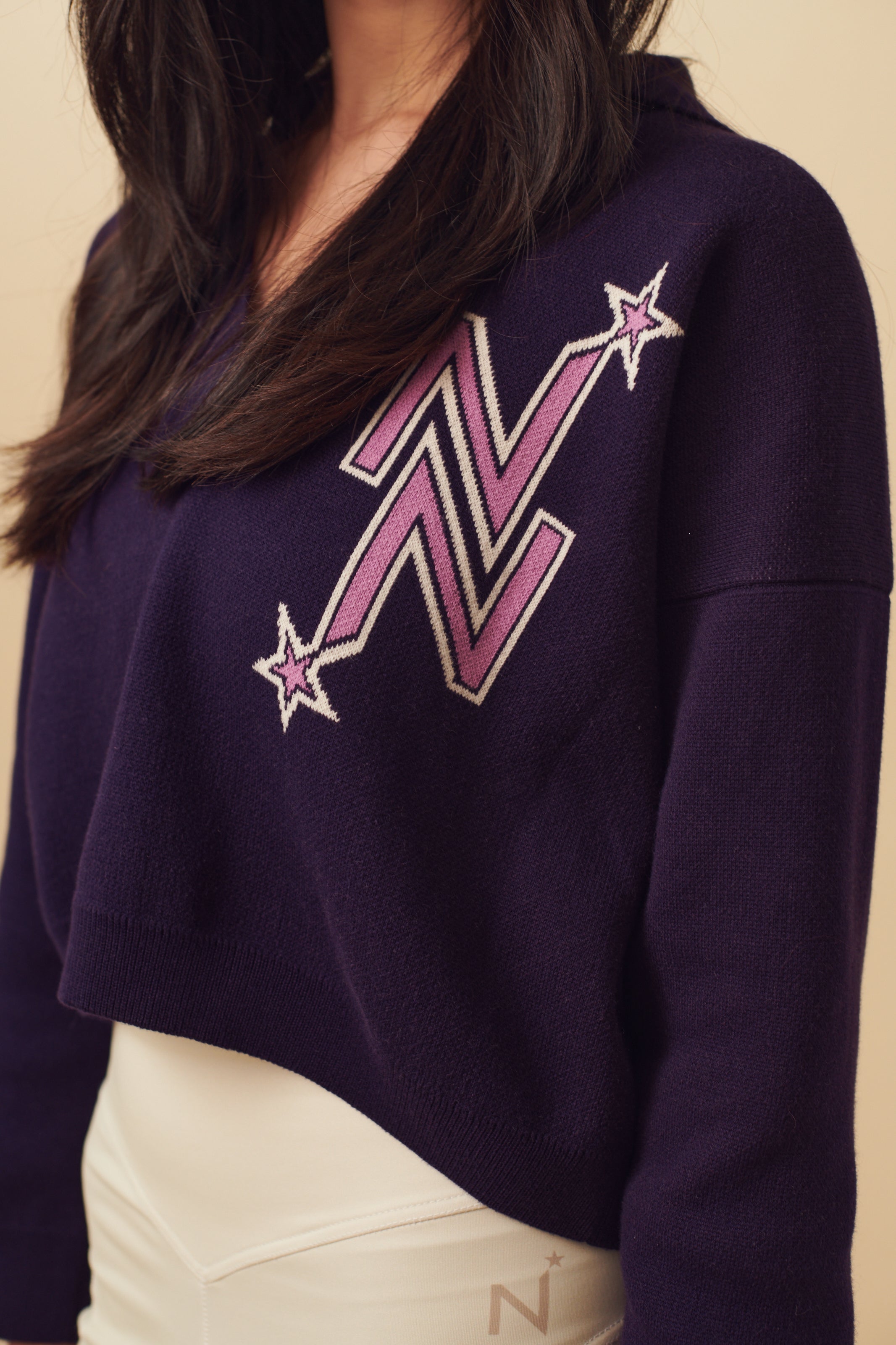Knit Poloneck Sweater
