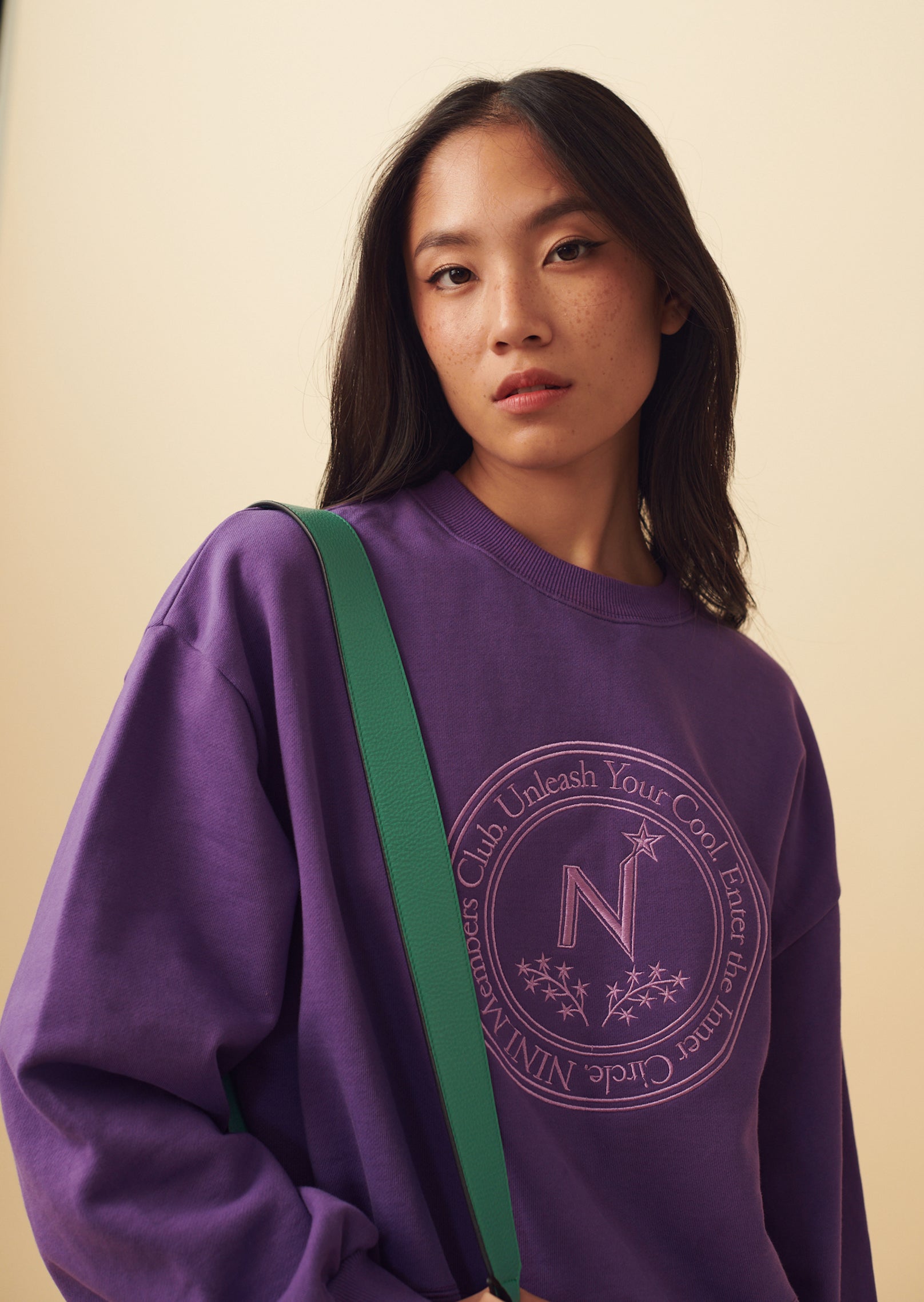 Sweater purple sale