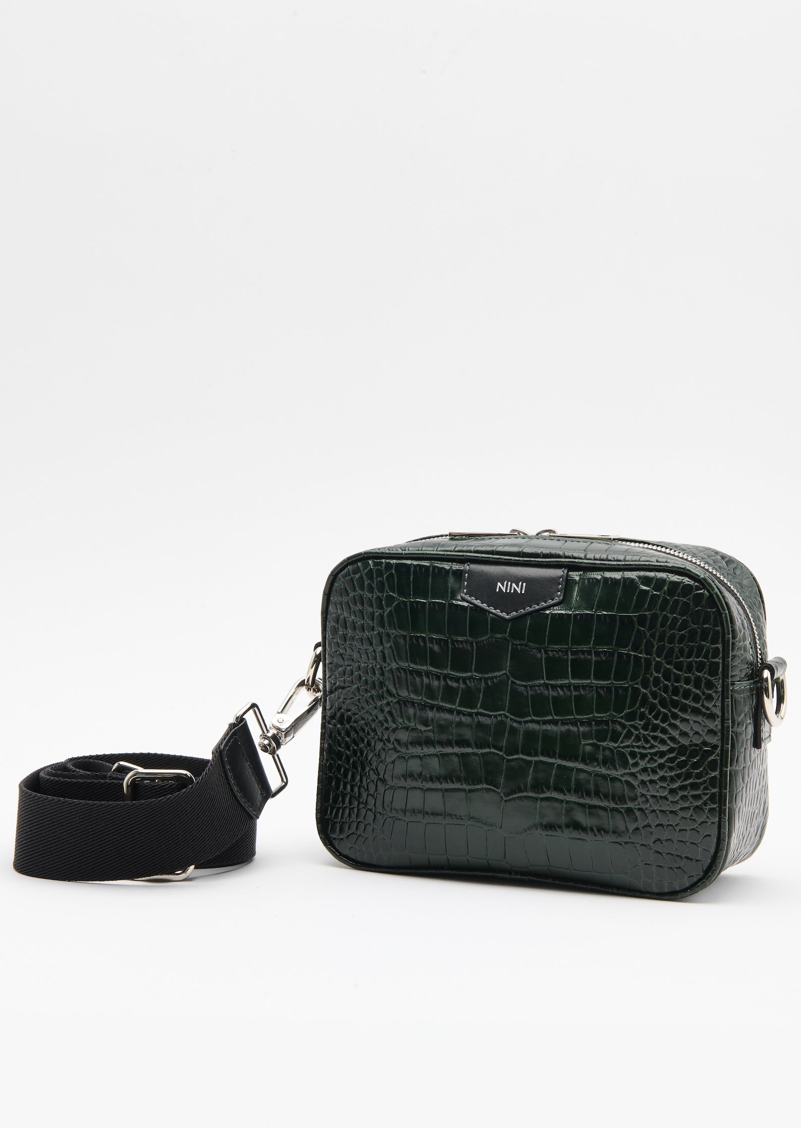 Croco Emboss Camera Bag
