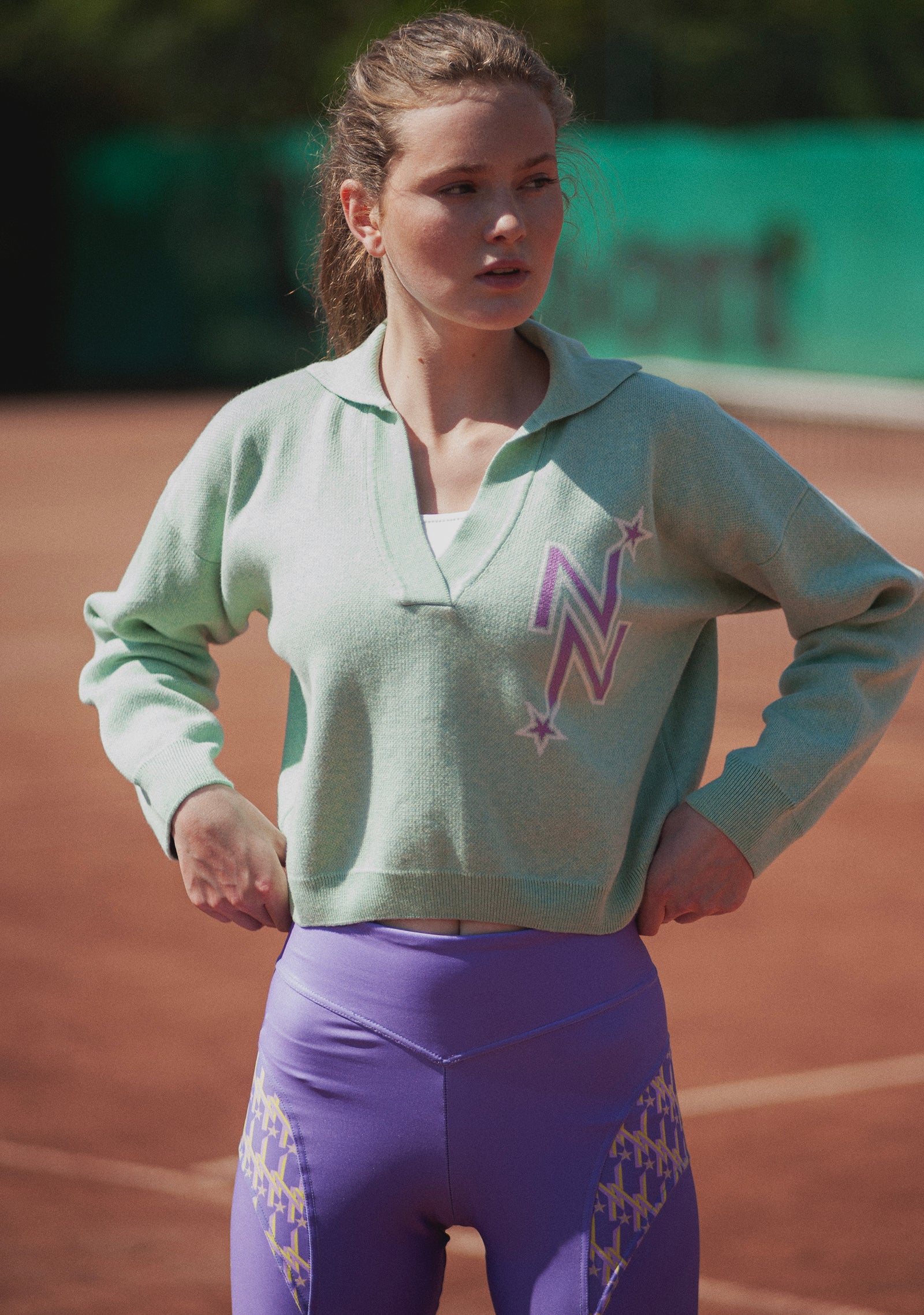 Knit Poloneck Sweater