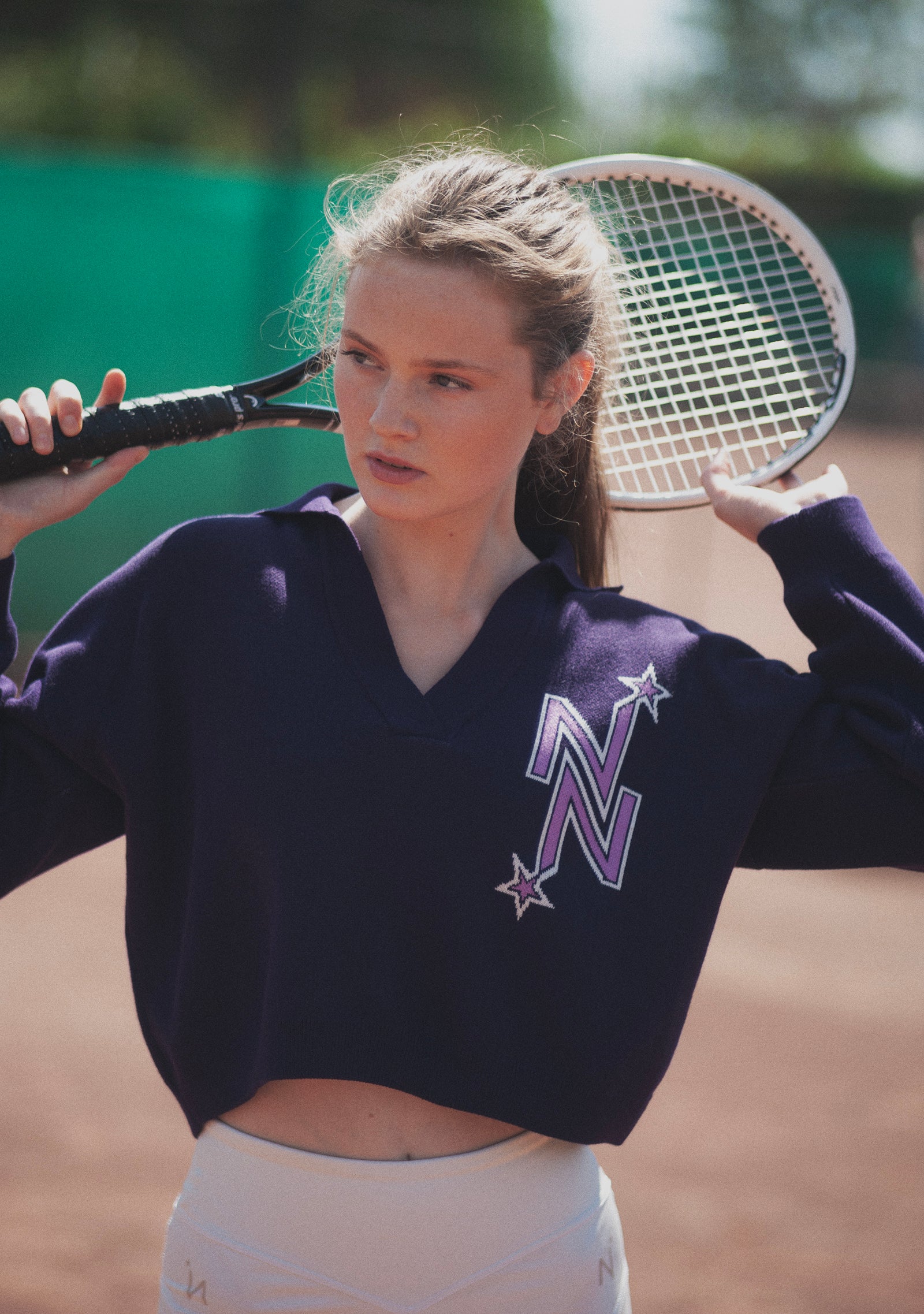 Knit Poloneck Sweater