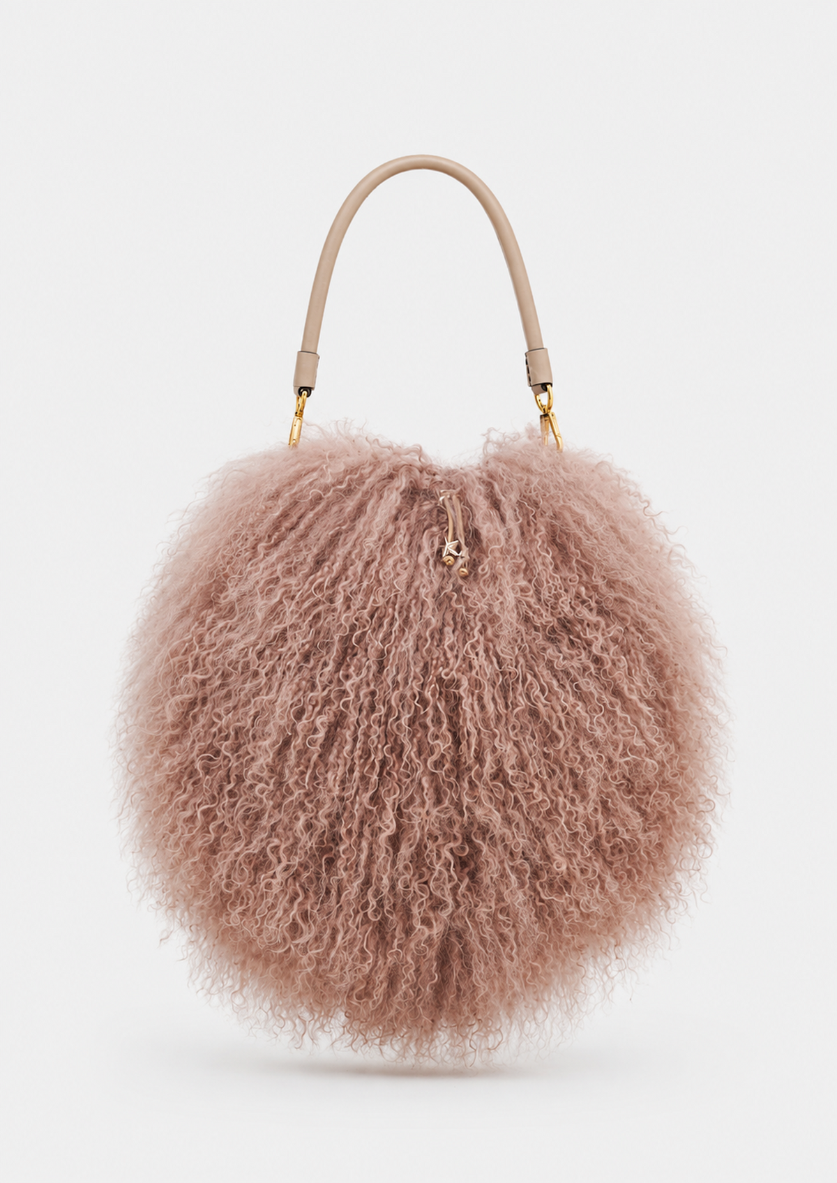Midi Pombag with leather strap