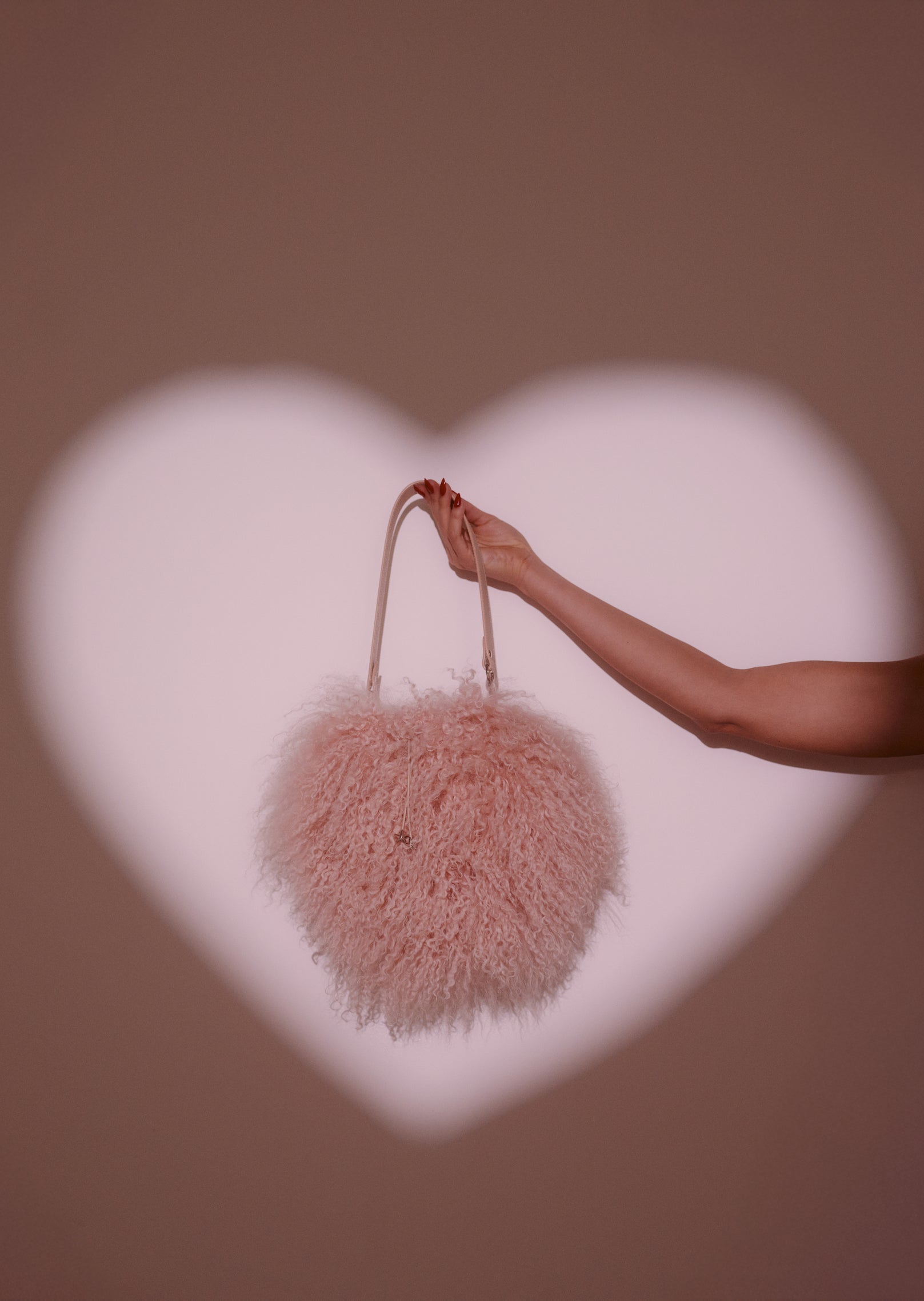 Pombag with leather strap