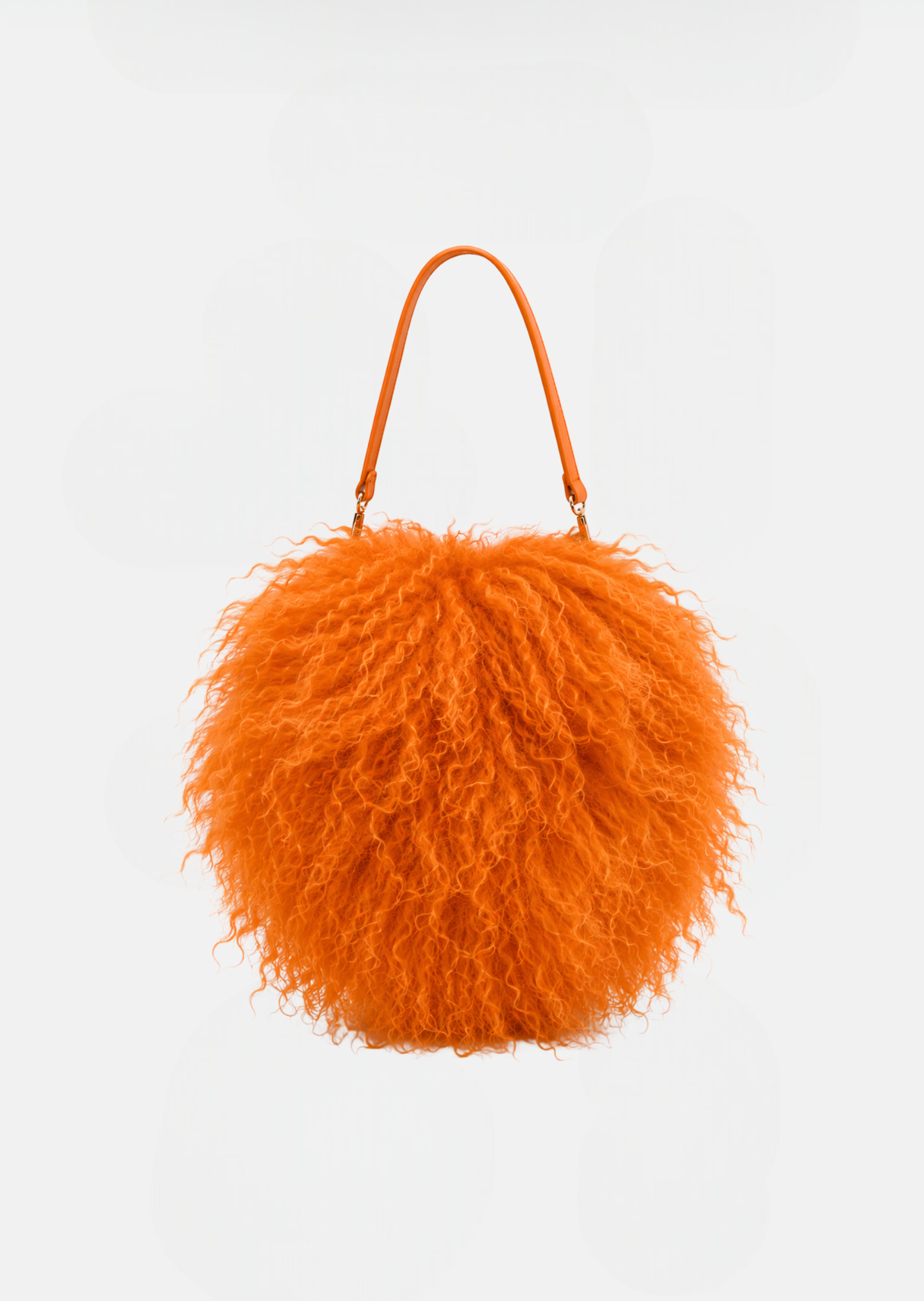 Pombag with leather strap
