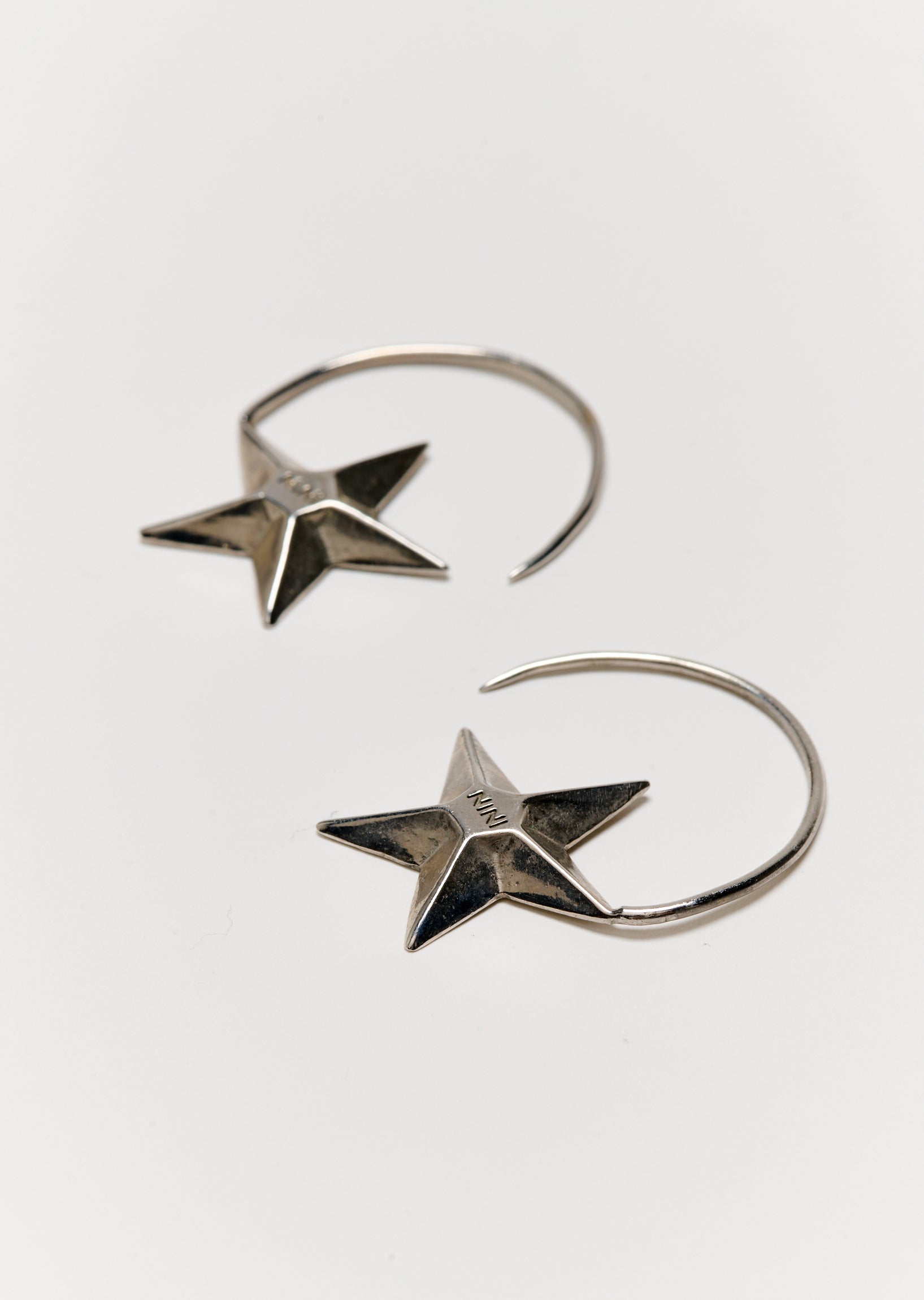 Star Hoop Earrings