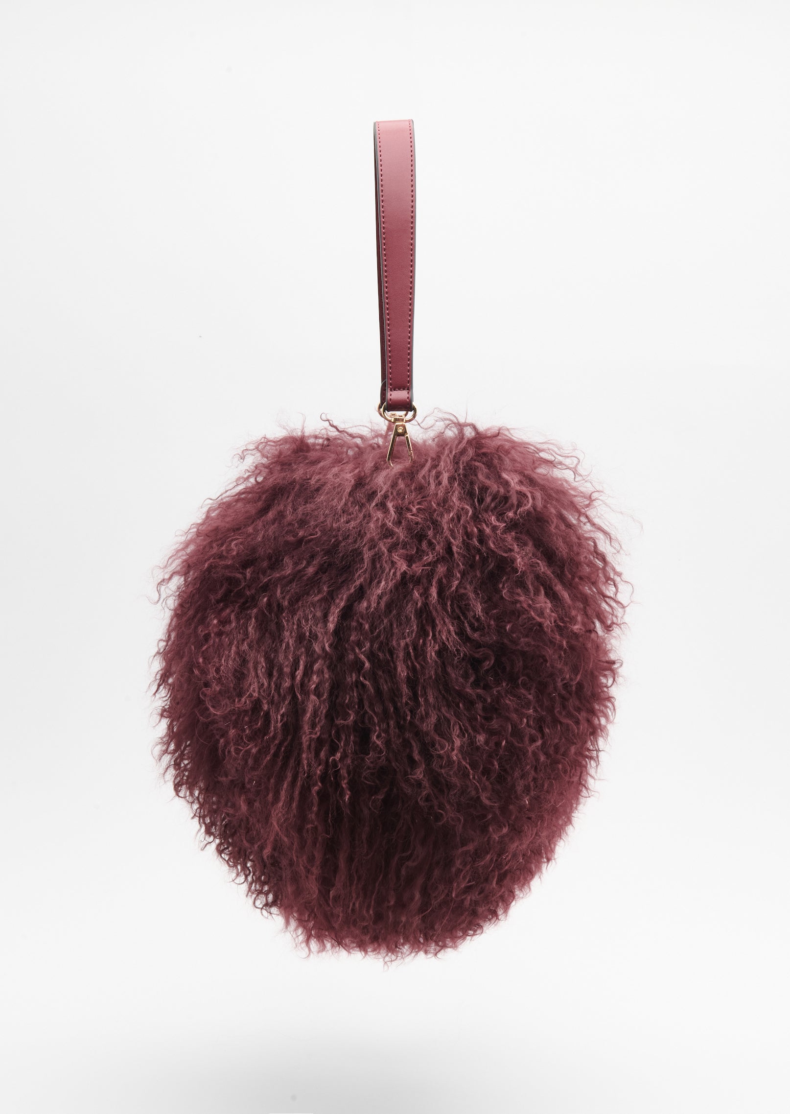Pombag with leather strap