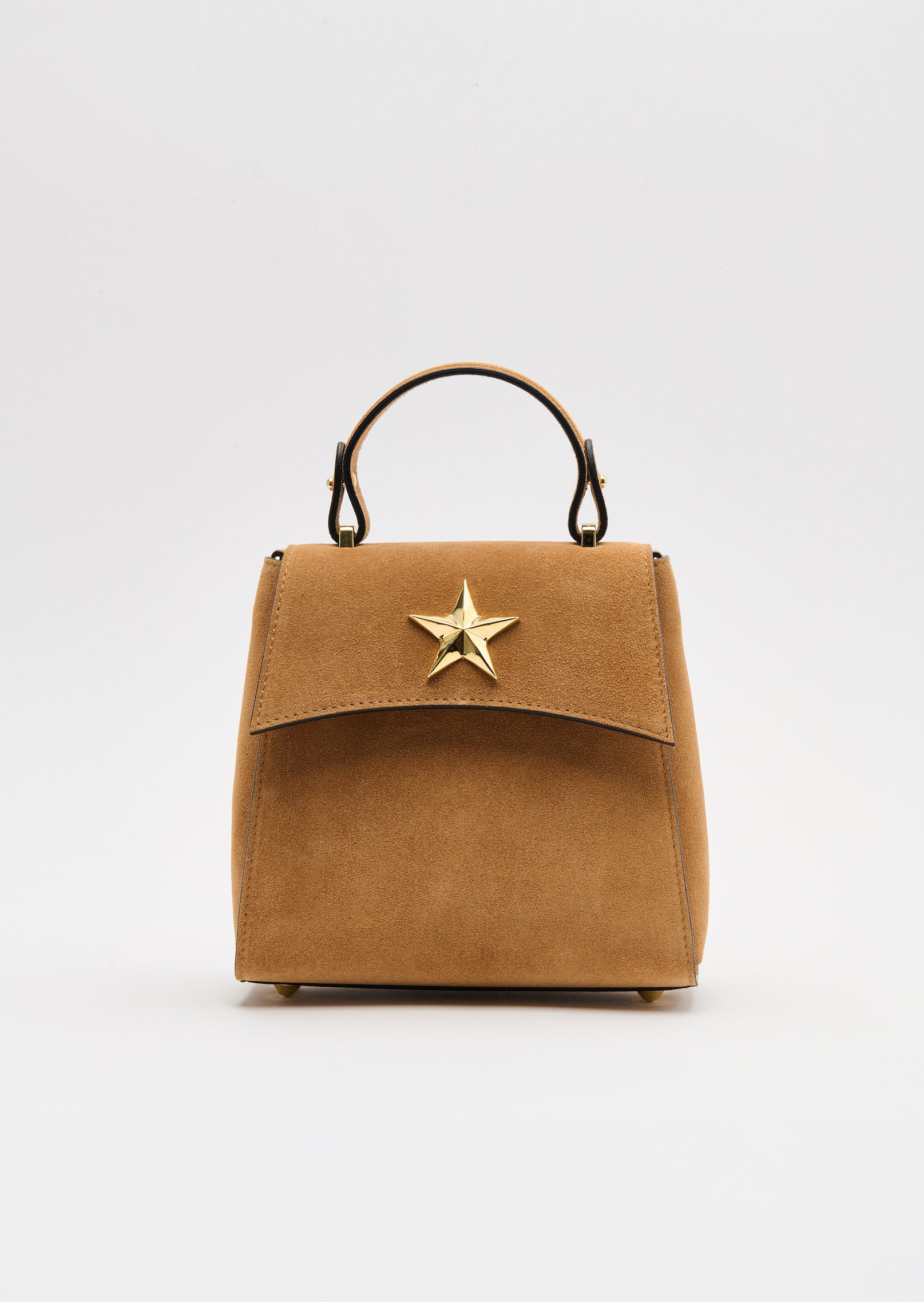 Suede Star Curve Mini Bag