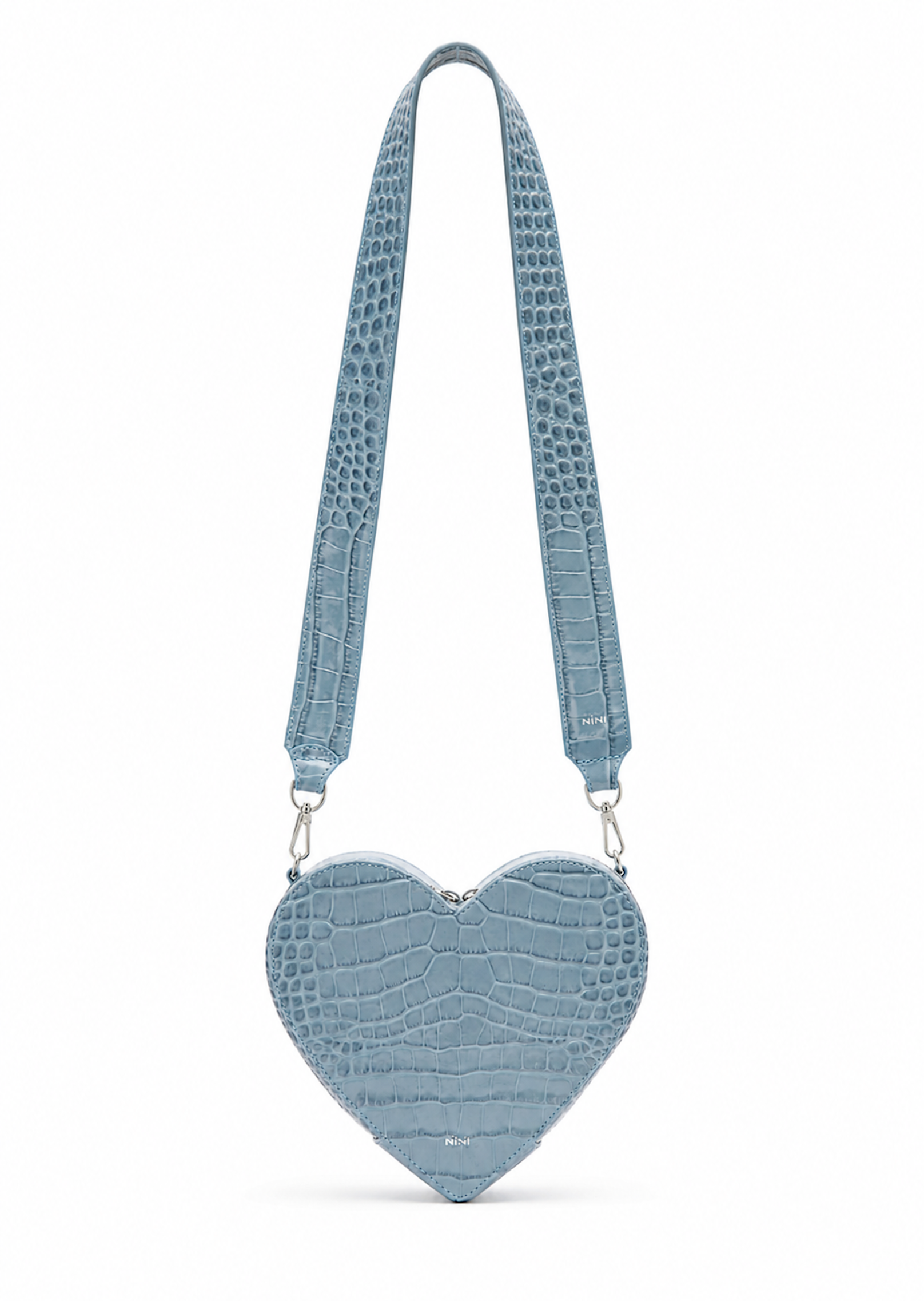 NINI🩵Együtt az Autistákért Croco Emboss Love Bag