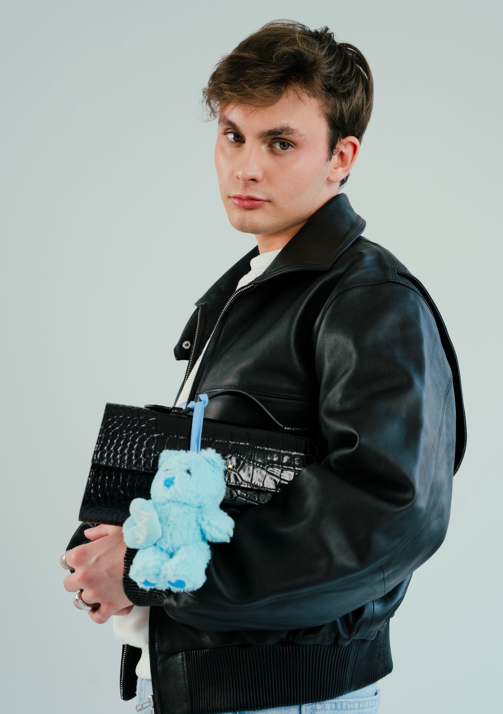 NINI 🩵 Együtt az Autistákért Teddy Bear Charm