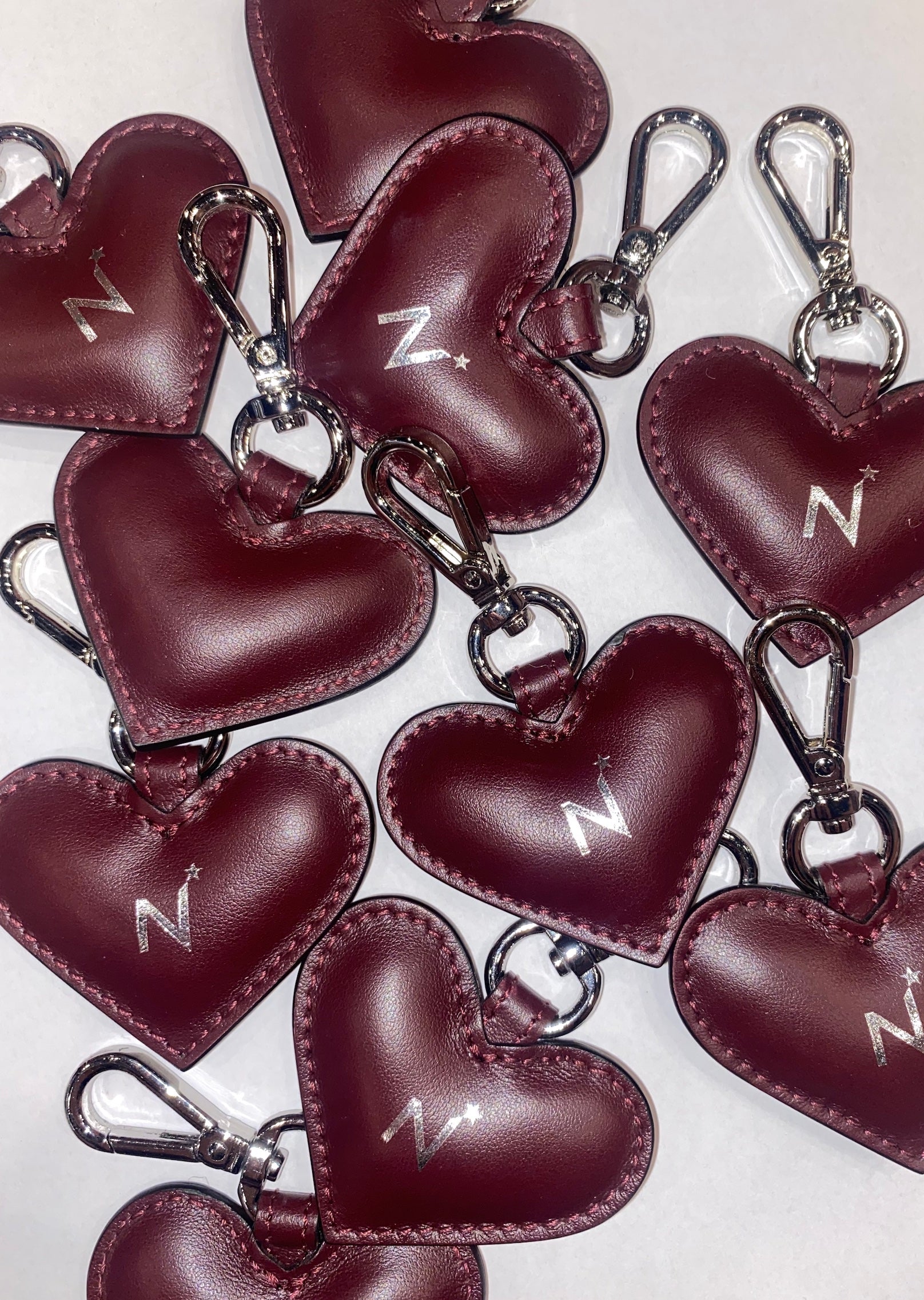 N★ Heart Key Chain