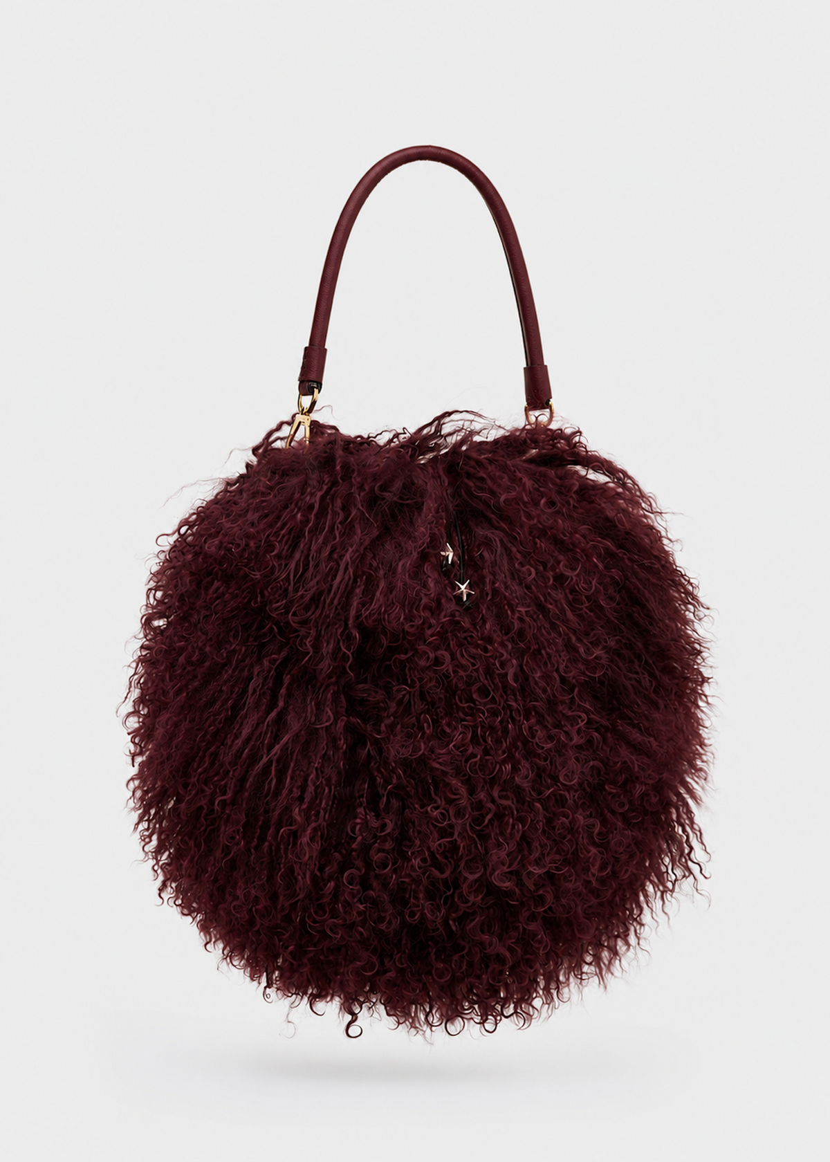 Midi Pombag with leather strap