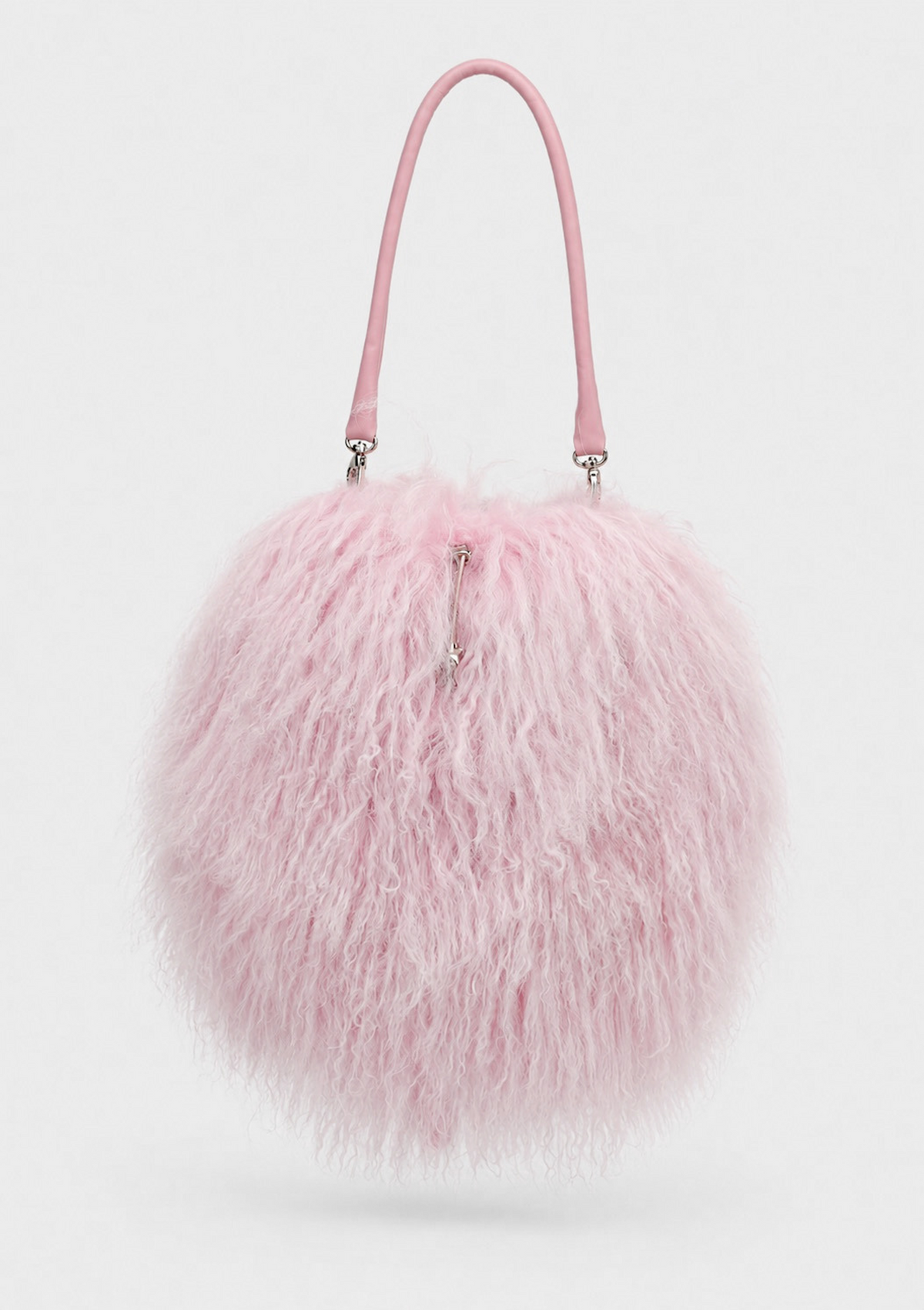 Midi Pombag with leather strap